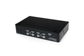 KVM switch - StarTech.com Professionell 4 Port USB KVM-switch med hubb - KVM-switch - 4 portar - SV431USB