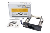 Hårddisk, tillbehör - StarTech.com 5.25in Trayless Hot Swap Mobile Rack för 3,5 tum hårddisk - HSB100SATBK
