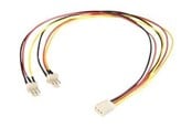 Strömkabel (extern) - StarTech.com TX3 Fan Power delningskabel - splitter för slag - TX3SPLIT12