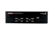 KVM switch - StarTech.com Star View 4 Port DVI-VGA Dual skärm KVM Switch USB med Audio & USB 2.0-hubb - KVM / ljud / USB - 4 portar - SV431DDVDUA