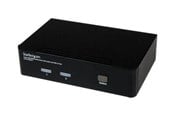 KVM switch - StarTech.com 2 Port USB KVM-HDMI-switch med ljud och USB 2.0-hubb - KVM / ljud / USB - 2 portar - SV231HDMIUA