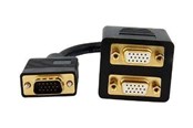 Displaykabel - StarTech.com Två VGA 2x VGA Video Splitter kabel - VGA-splitter - VGASPL1VV