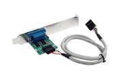 Nätverkskort (adaptrar osv.) - StarTech.com 24 tum Inbyggd USB Moderkort Header till Serial RS232 adapter - ICUSB232INT1