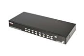 KVM switch - StarTech.com 8 Port 1U rackmonterad KVM-switch med OSD - KVM-switch - 8 portar - SV831DUSBU