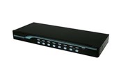 KVM switch - StarTech.com 8 Port 1U rackmonterad DVI KVM-omkopplare - KVM-switch - 8 portar - SV831DVIU
