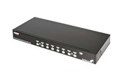 KVM switch - StarTech.com 8 Port 1U rackmonterad KVM Switch Kit med OSD och kablar - KVM-switch - 8 portar - SV831DUSBUK