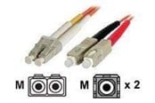 Nätverkskabel - StarTech.com Multimode 62.5/125 Duplex Fiber patchkabel LC-SC - nätverkskabel - FIBLCSC3