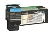 Skrivartillbehör-bläck-toner - Lexmark C544X1CG / High Capacity Black Toner - Tonerkassett Blå - C544X1CG