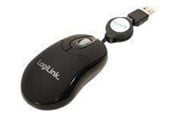 Mus - LogiLink Mouse optical USB Mini with retractable - Mouse - Optic - 3 knappar - ID0016