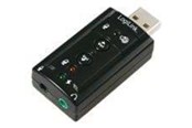Ljudkort - LogiLink USB-ljudkort med Virtual 7,1 Ljudeffekter - UA0078