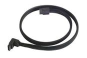 SATA kabel - SilverStone CP08 90 ° SATA-III 0,5 meter (svart) - SST-CP08