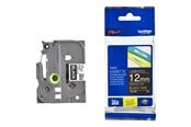 Papper, Fotopapper & Etiketter - Brother TZe335 12mm (0.47") White on Black Label tape for P-Touch 8m - TZE335