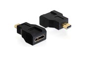 Displaykabel - DeLOCK Adapter High Speed HDMI with Ethernet - 65271