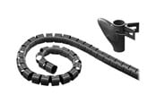 Kabel sleeve - Deltaco Kabel Lindad plast 25mm 2.5m - LDR02