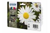 Skrivartillbehör-bläck-toner - Epson 18 Ink Cartridge Multi - CMYK - C13T18064010