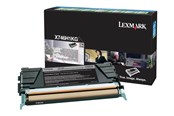 Skrivartillbehör-bläck-toner - Lexmark X746H1KG Black - Tonerkassett Svart - X746H1KG