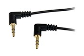 Ljudkabel - StarTech.com Slim 3.5mm Right Angle Stereo Audio Cabl - MU3MMS2RA