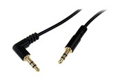 Ljudkabel - StarTech.com Slim 3.5mm to Right Angle Stereo Audio C - MU6MMSRA