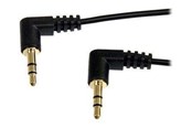 Ljudkabel - StarTech.com Slim 3.5mm Right Angle Stereo Audio Cabl - MU6MMS2RA