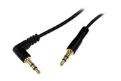 Ljudkabel - StarTech.com Slim 3.5mm to Right Angle Stereo Audio C - MU1MMSRA