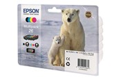 Skrivartillbehör-bläck-toner - Epson 26 Ink Cartridge Multi - CMYK - Bläckpatron Blå - C13T26164010