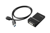 Displaykabel - Lenovo USB 3.0 to DVI/VGA Monitor Adapter - 0B47072