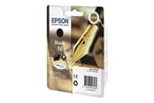 Skrivartillbehör-bläck-toner - Epson 16 Ink Cartridge - Black - Bläckpatron Svart - C13T16214010