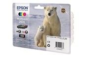 Skrivartillbehör-bläck-toner - Epson 26XL Ink Cartridge Multi - CMYK - C13T26364010