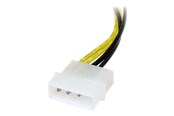 Strömkabel (intern) - StarTech.com LP4 to 8 Pin PCI Express Video Card Power Cable Adapter - strömadapter - LP4PCIEX8ADP