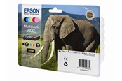 Skrivartillbehör-bläck-toner - Epson 24XL High Capacity 6-Pack (Black Yellow Cyan Magenta Light-Magenta Light-Cyan) Ink - Bläckpatron Färg (cyan, magenta, gul, ljus cyan, ljus magenta) - C13T24384010