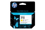Skrivartillbehör-bläck-toner - HP 711 / CZ136A 3-Pack Yellow Ink - Bläckpatron Yellow - CZ136A