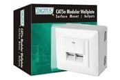 Nätverks tillbehör - DIGITUS DN-9002-N - strömuttag för ytmontering - DN-9002-N