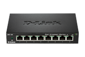 Switch - D-Link DES 108 - switch - 8 portar - skrivbords - DES-108/E