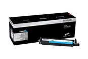 Skrivartillbehör-bläck-toner - Lexmark 700D2 - Cyan - developer kit LCCP - Developer-kit Blå - 70C0D20