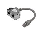 Nätverkskabel - DIGITUS nätverksdelare - 19 cm - DN-93904