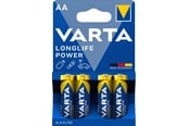 Battery - VARTA High Energy batteri - AA - alkaliskt x 4 - 04906121414