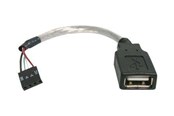 USB-kabel - StarTech.com USB 2.0 Cable - USB A Female to USB Moth - USBMBADAPT