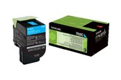 Skrivartillbehör-bläck-toner - Lexmark 70C20C0 - Cyan Toner - Tonerkassett Blå - 70C20C0