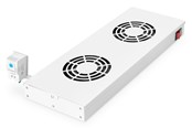 Rack chassis - DIGITUS DN-19 FAN-2-HO - fläktsats för rack - DN-19 FAN-2-HO