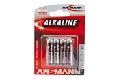 Battery - ANSMANN Micro - batteri - AAA - alkaliskt x 4 - 5015553