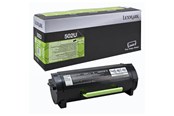 Skrivartillbehör-bläck-toner - Lexmark 502U - High Yield - Black toner - Tonerkassett Svart - 50F2U00