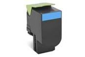 Skrivartillbehör-bläck-toner - Lexmark 70C2HCE Cyan Toner - Tonerkassett Blå - 70C2HCE