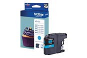 Skrivartillbehör-bläck-toner - Brother LC123C / LC 123C High Capacity Cyan Ink - Bläckpatron Blå - LC123C