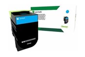 Skrivartillbehör-bläck-toner - Lexmark 802XC - Tonerkassett Blå - 80C2XC0