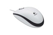 Mus - Logitech B100 Optical USB Mouse - mus - Mouse - Optic - 3 knappar - Vit - 910-003360