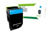 Skrivartillbehör-bläck-toner - Lexmark 80C2HCE / Cyan Toner - 80C2HCE