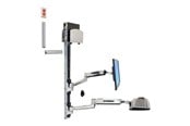 Väggfäste, AV-Möbel - Ergotron LX Sit-Stand Wall Mount System - monteri - Max - recommended for 42" - 45-358-026