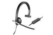 Hörlurar / Headset - Logitech USB Headset Mono H650e - Black - 981-000514