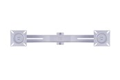 Väggfäste, AV-Möbel - Multibrackets M Public Display Stand Dual Screen Mount 10"-24" Silver - Max - recommended for - 7350022736344