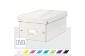 Arkivering & Förvaring - Leitz Förvaringslåda Click & Store  WOW DVD Vit - 60420001